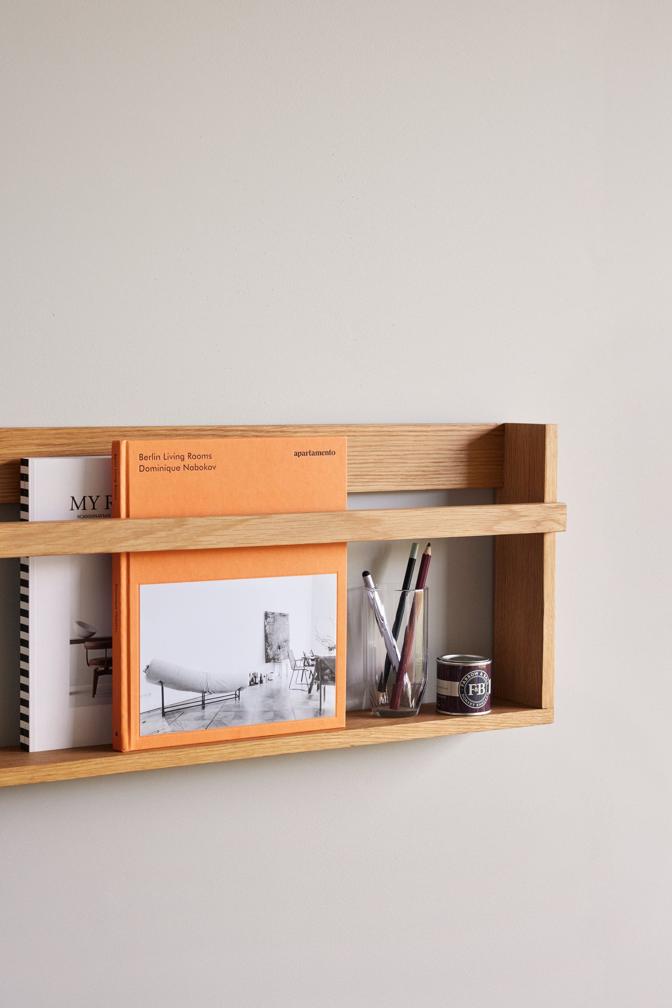 HUBSCH - Display wall shelf - Natural