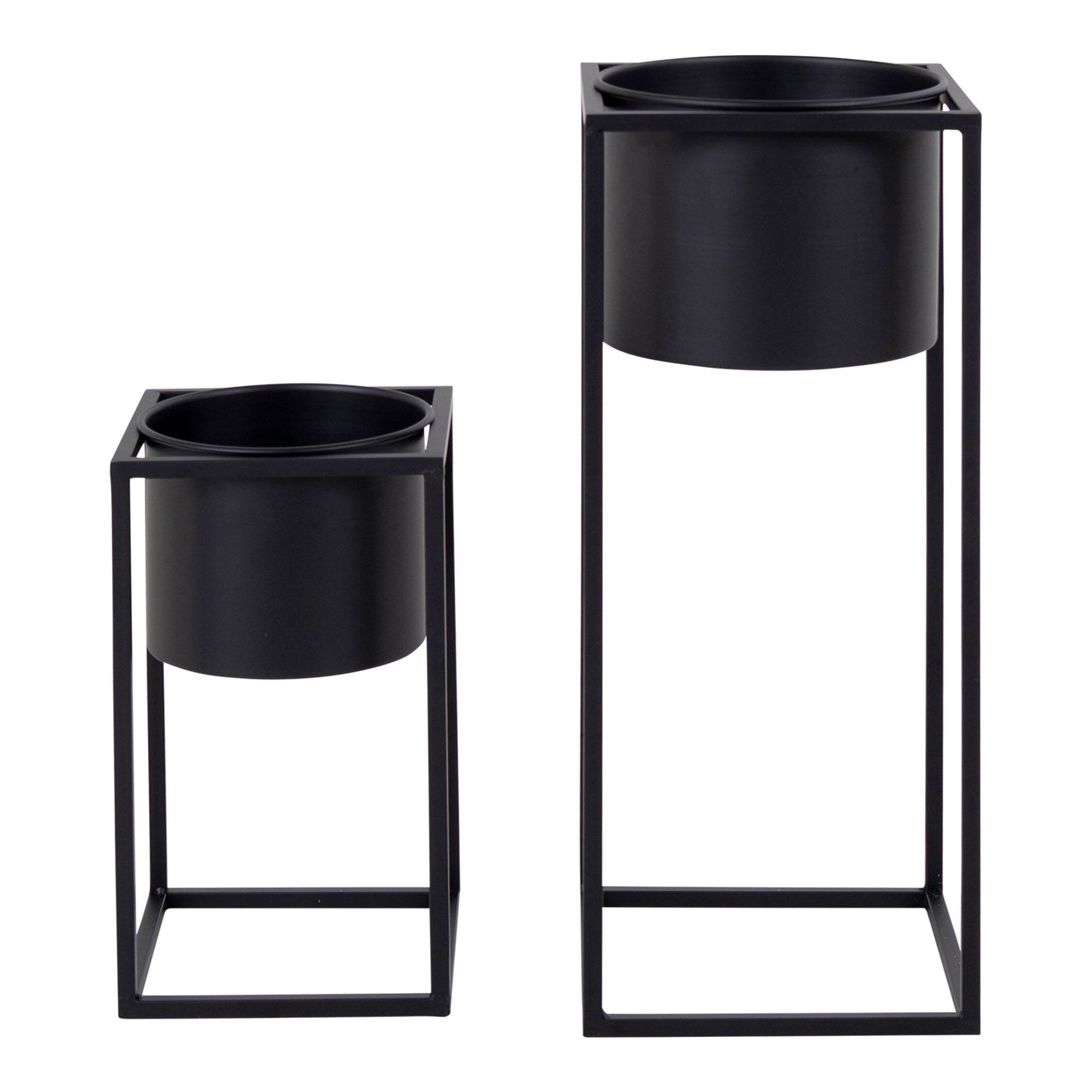 HOUSE NORDIC - Marla flower pot set - black