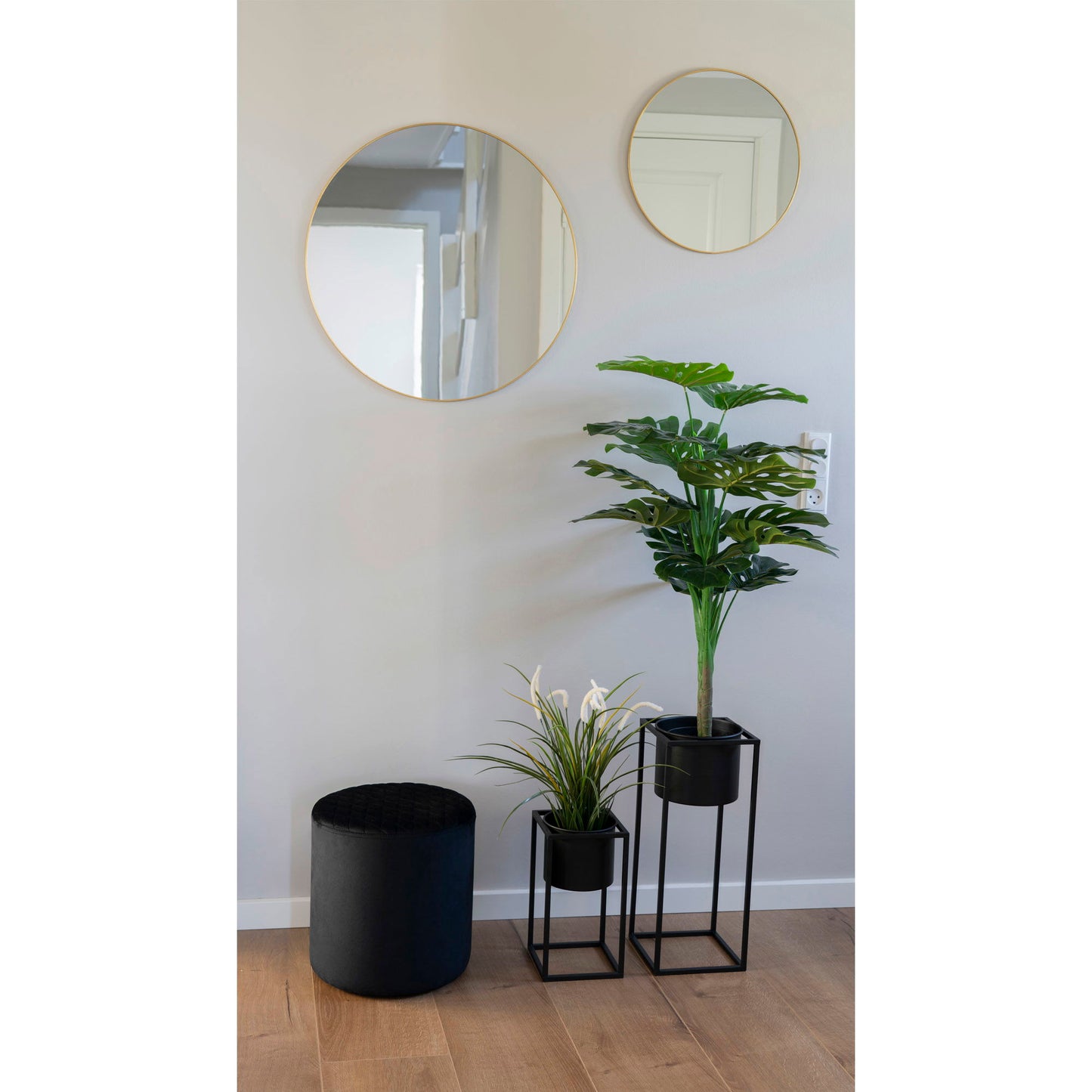 HOUSE NORDIC - Marla flower pot set - black