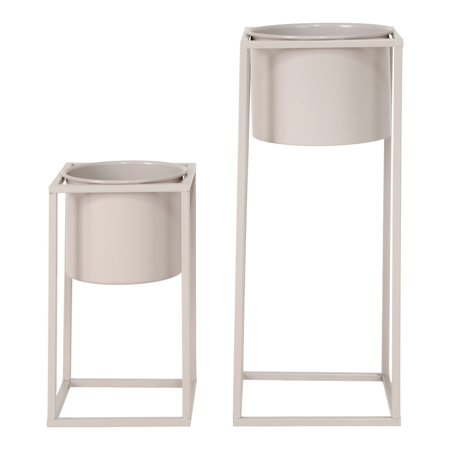 HOUSE NORDIC - Marla flower pot set - beige/grey