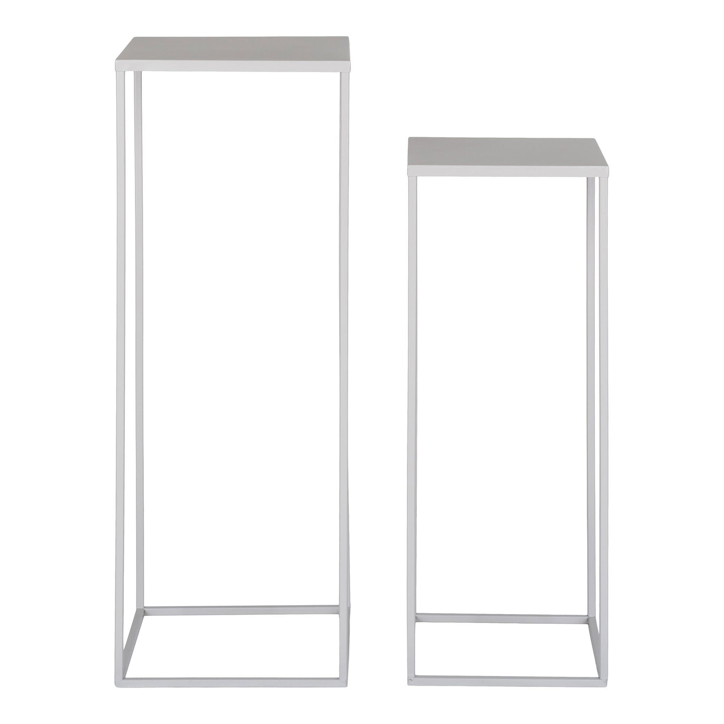 HOUSE NORDIC - Plantenstandaard -cool grey - set van 2