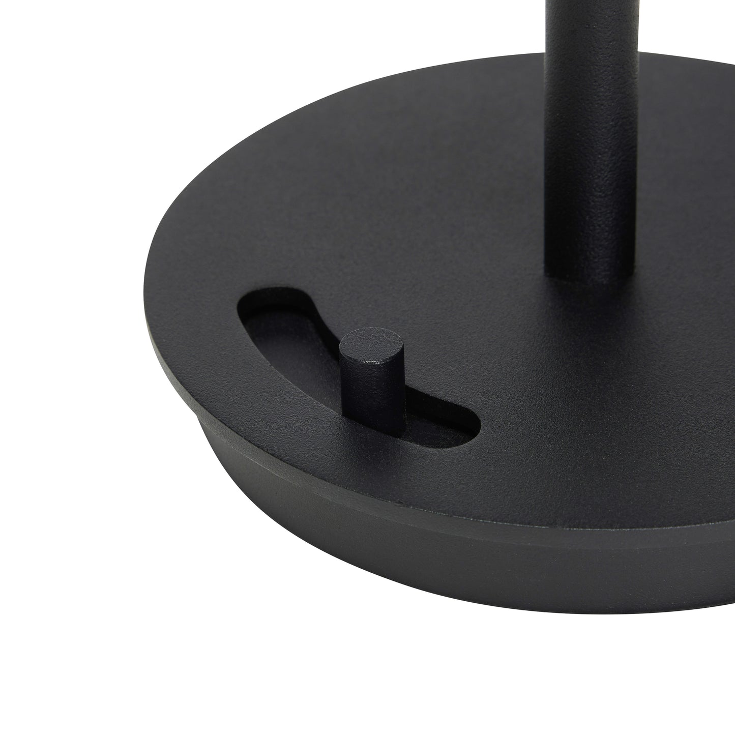 HUBSCH - Salon draagbare tafellamp - Zwart