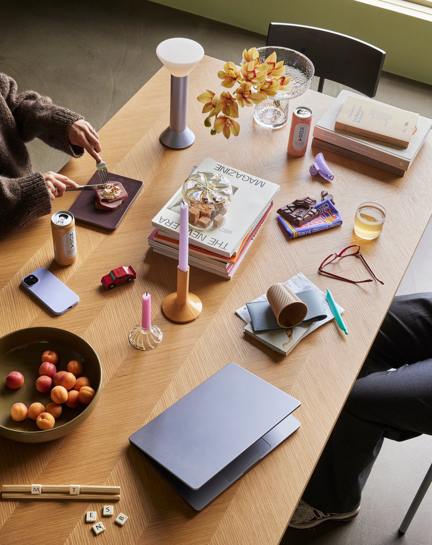 HUBSCH - Flash draagbare lamp - Paars