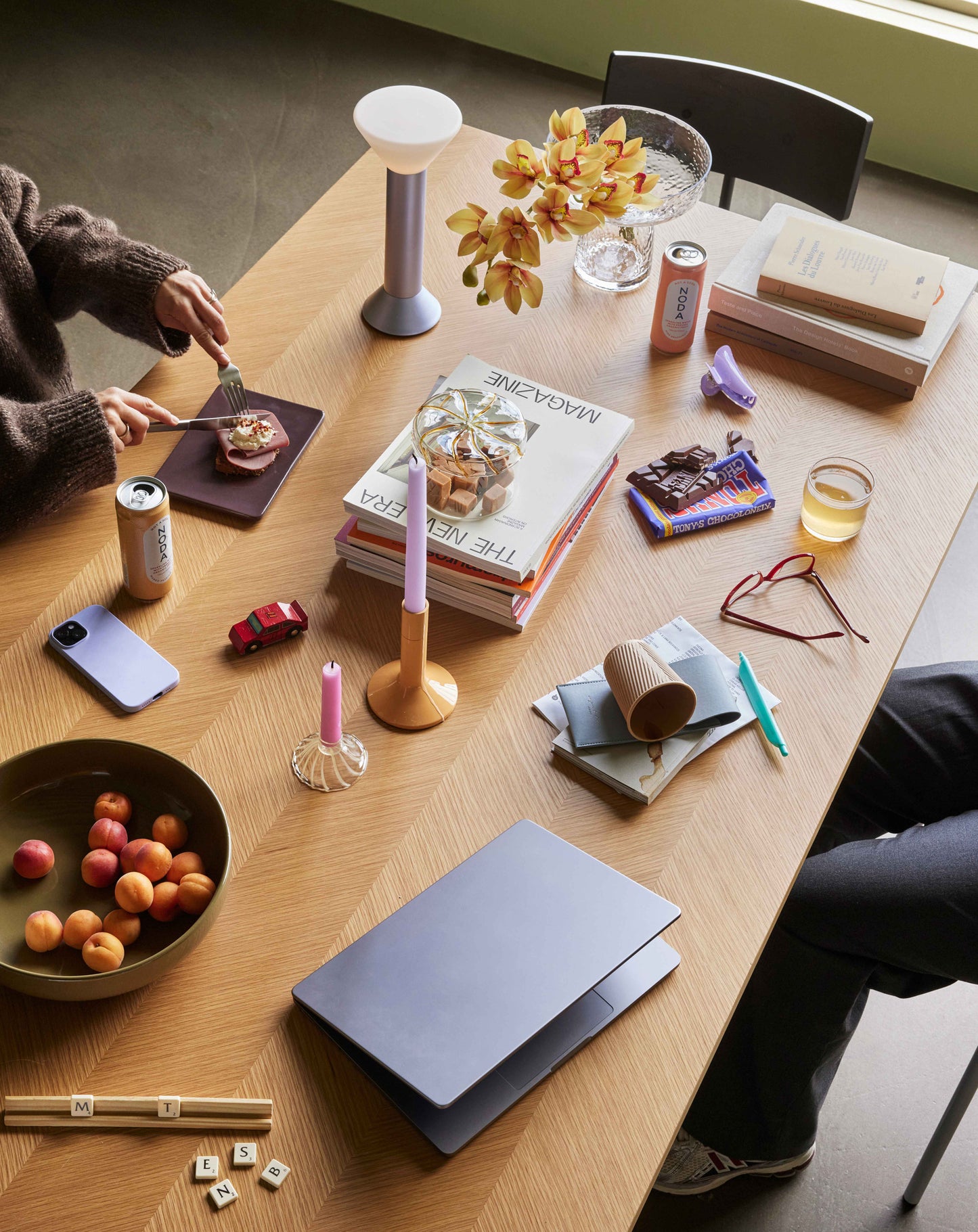 HUBSCH - Flash draagbare lamp - Paars