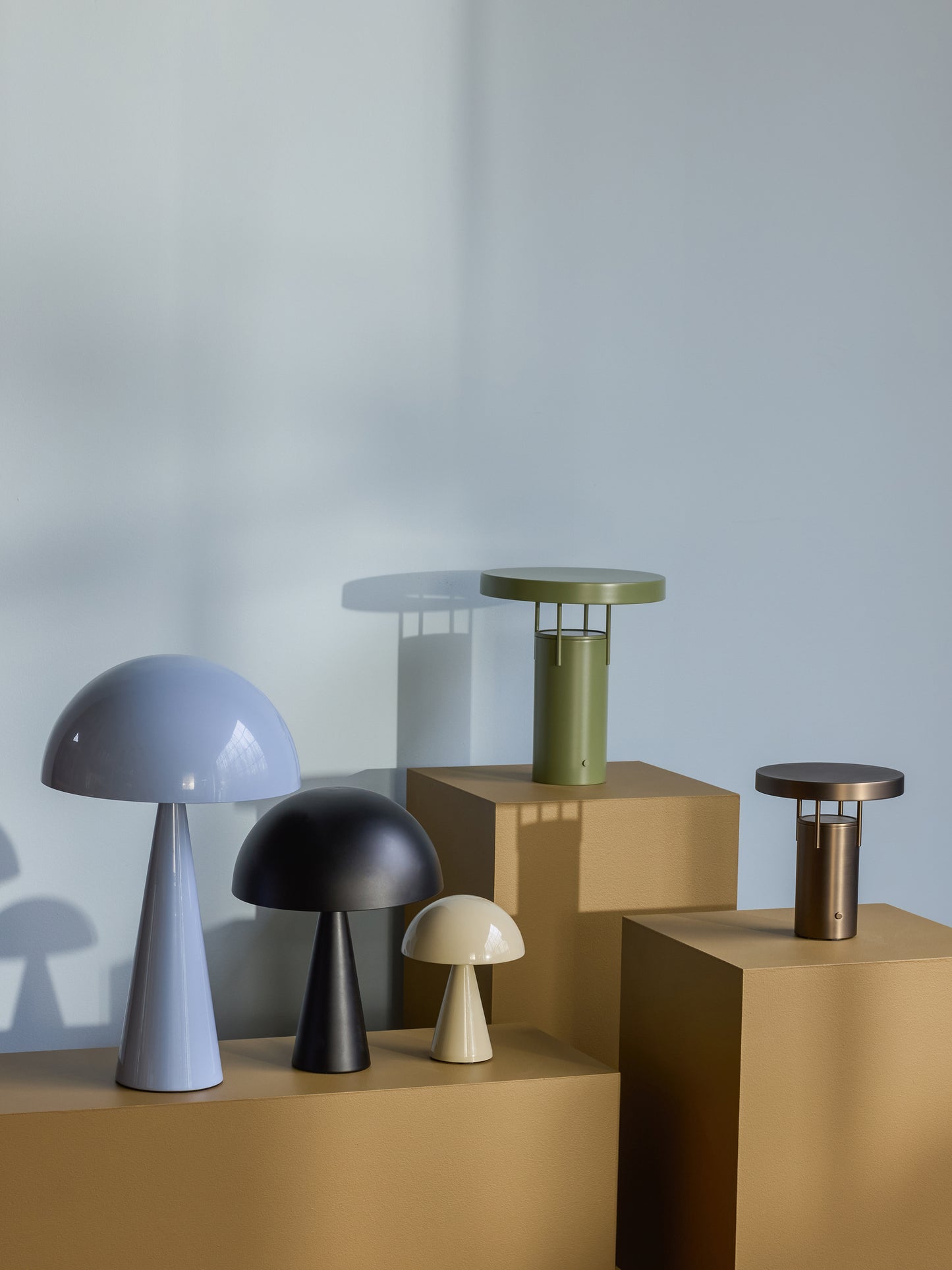 HUBSCH -Mush tafellamp Mini - Zwart