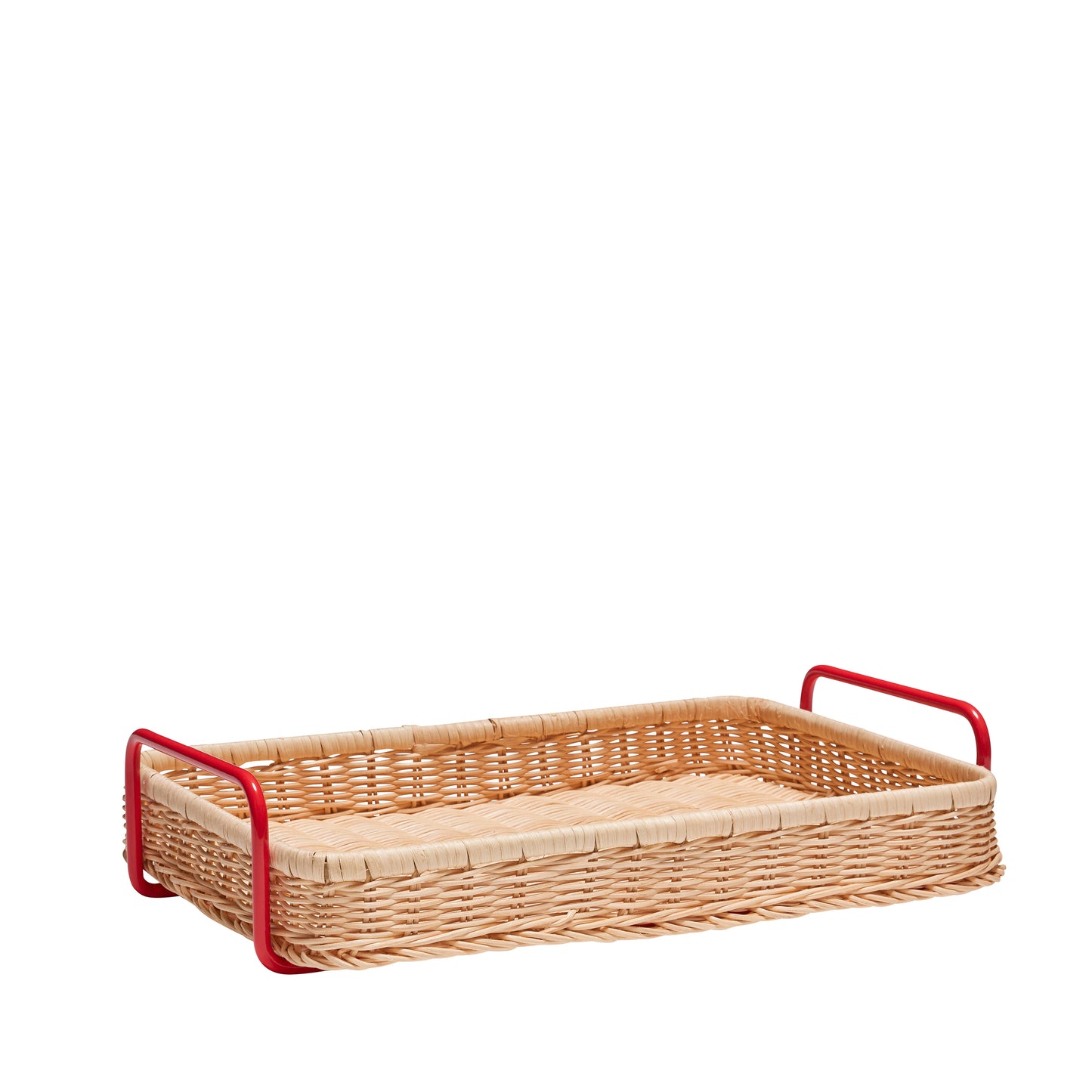 HUBSCH - Splint tray / dienblad - Rood/Naturel