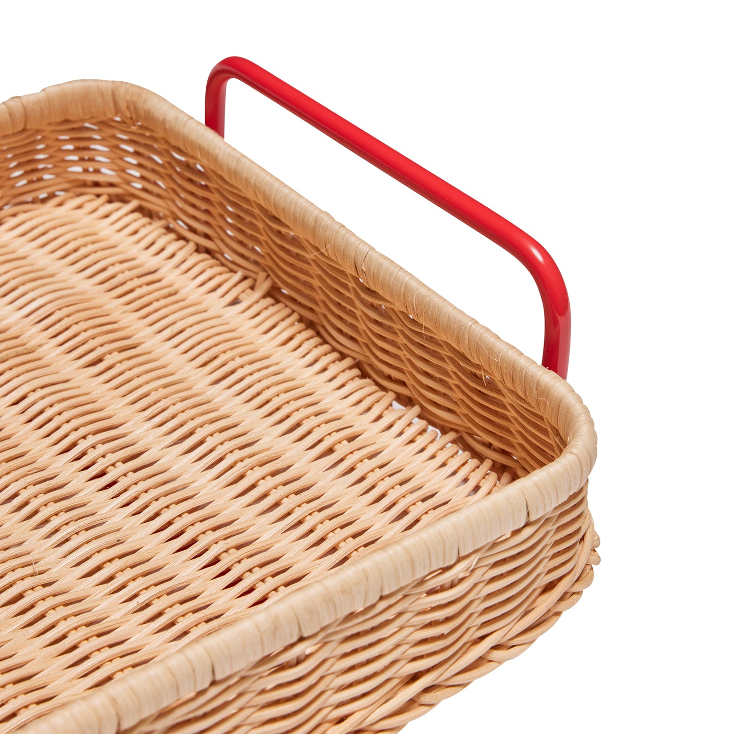 HUBSCH - Splint tray / dienblad - Rood/Naturel