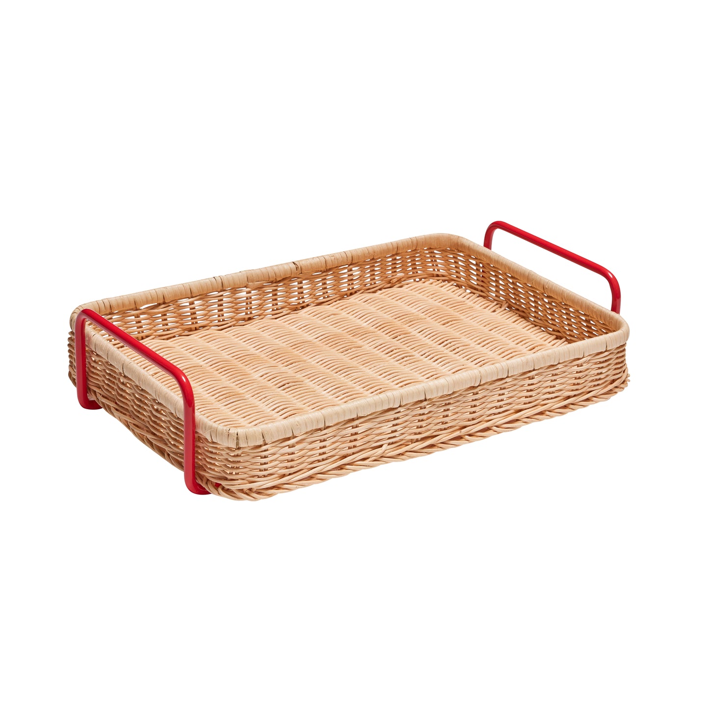 HUBSCH - Splint tray / dienblad - Rood/Naturel