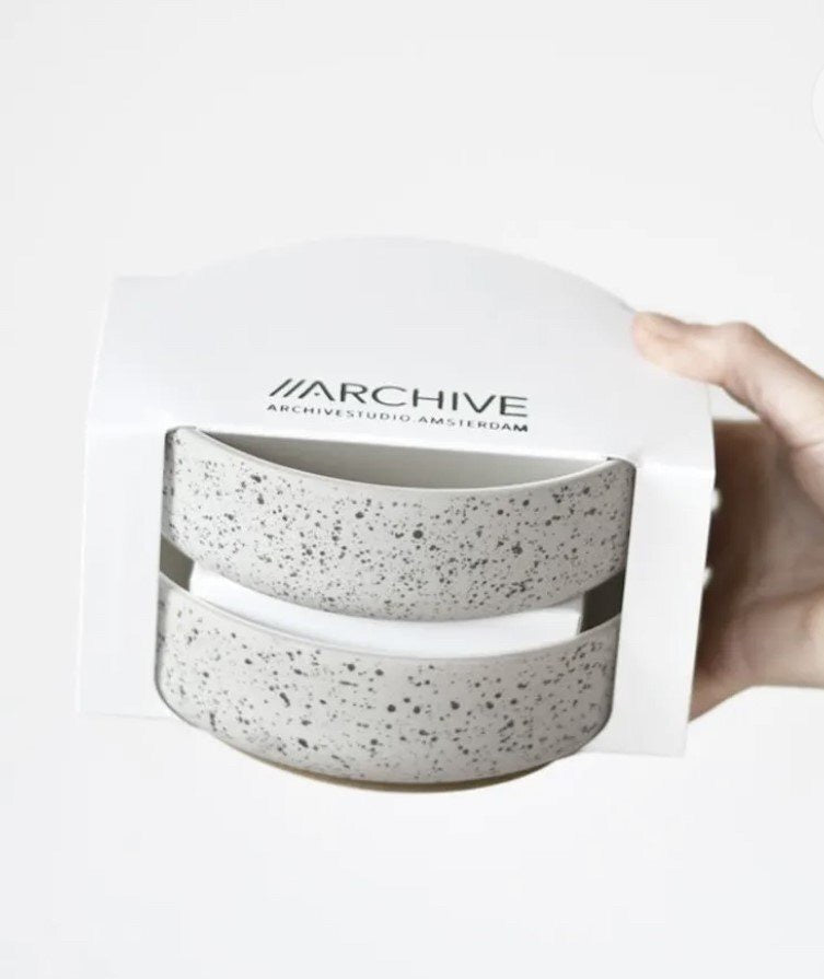 ARCHIVE STUDIO - Set 2 bowls SPECKLED