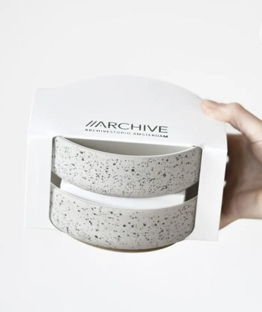 ARCHIVE STUDIO - Set 2 bowls SPECKLED