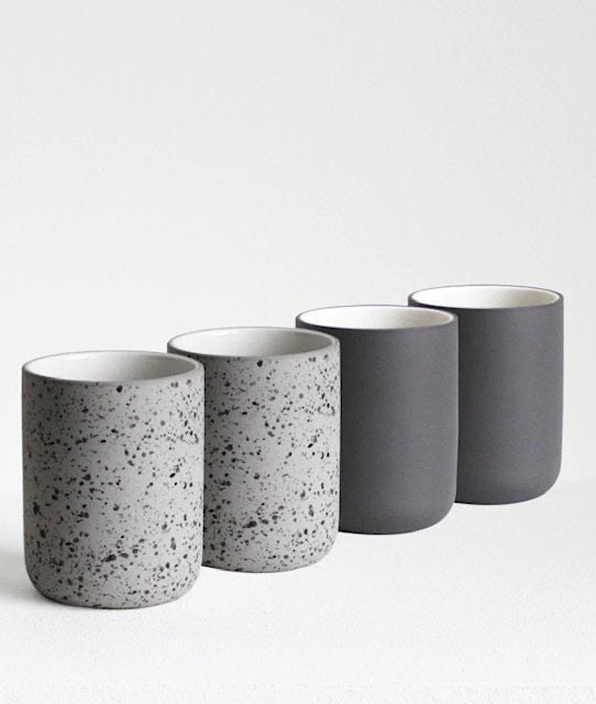 ARCHIVE STUDIO - Giftset 4 mokken GREY