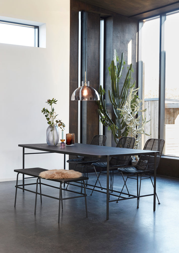 HUBSCH - Ash bank - Zwart