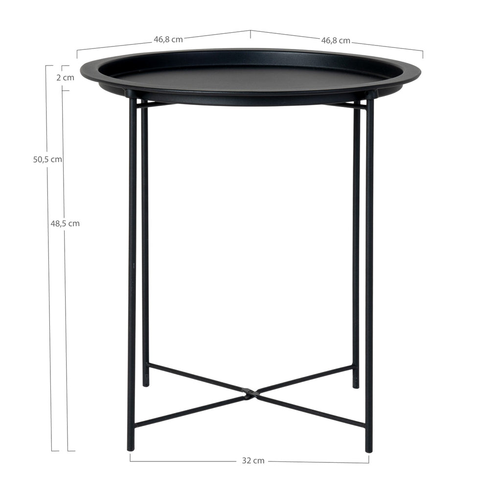 HOUSE NORDIC - Bastia bijzettafel -zwart
