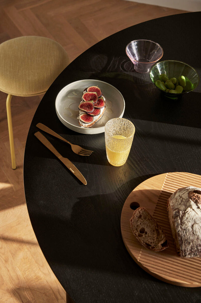 HUBSCH - Clay Plates  - wit (set van 2)
