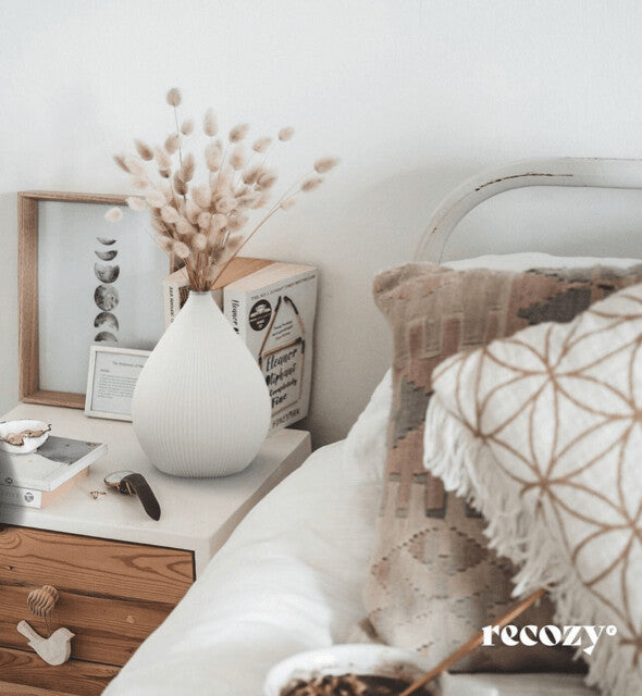 RECOZY - Balloon vaas COTTON WHITE small