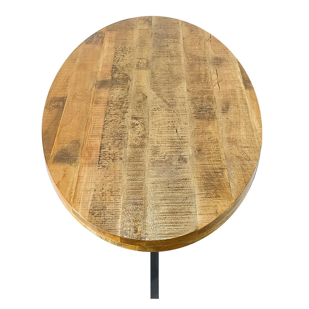Ovalen eettafel Liverpool - massief mangohout