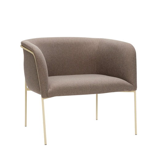 HUBSCH - Eyrie loungestoel/fauteuil - Bruin