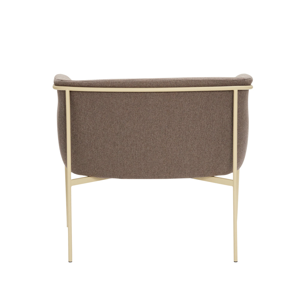 HUBSCH - Eyrie loungestoel/fauteuil - Bruin