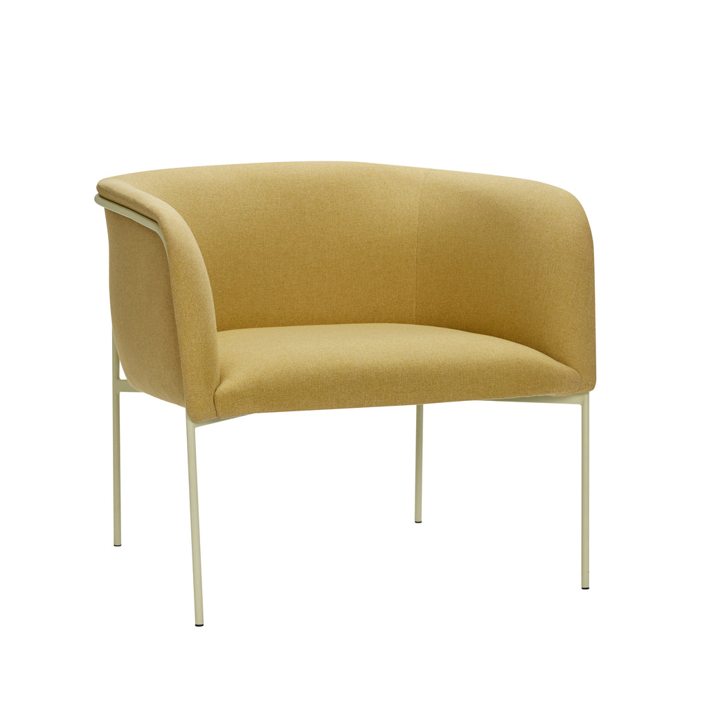 HUBSCH - Eyrie loungestoel/fauteuil - geel