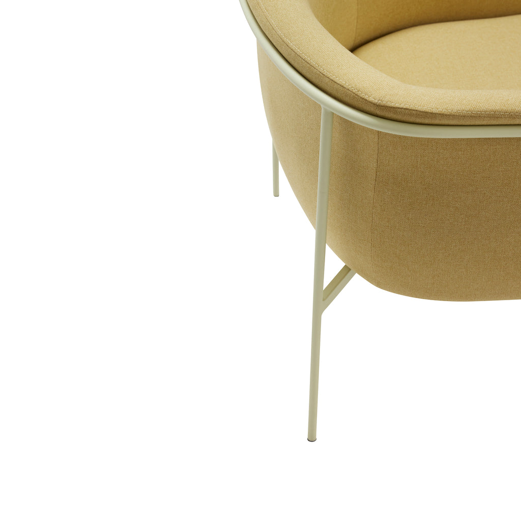 HUBSCH - Eyrie loungestoel/fauteuil - geel