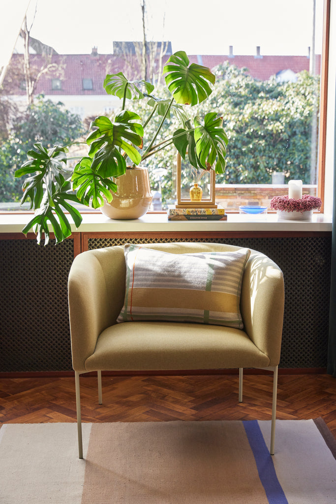 HUBSCH - Eyrie loungestoel/fauteuil - geel
