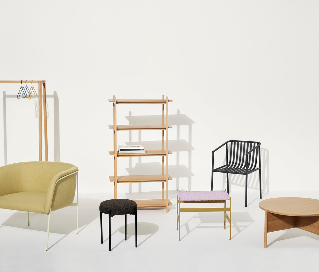 HUBSCH - Eyrie loungestoel/fauteuil - geel