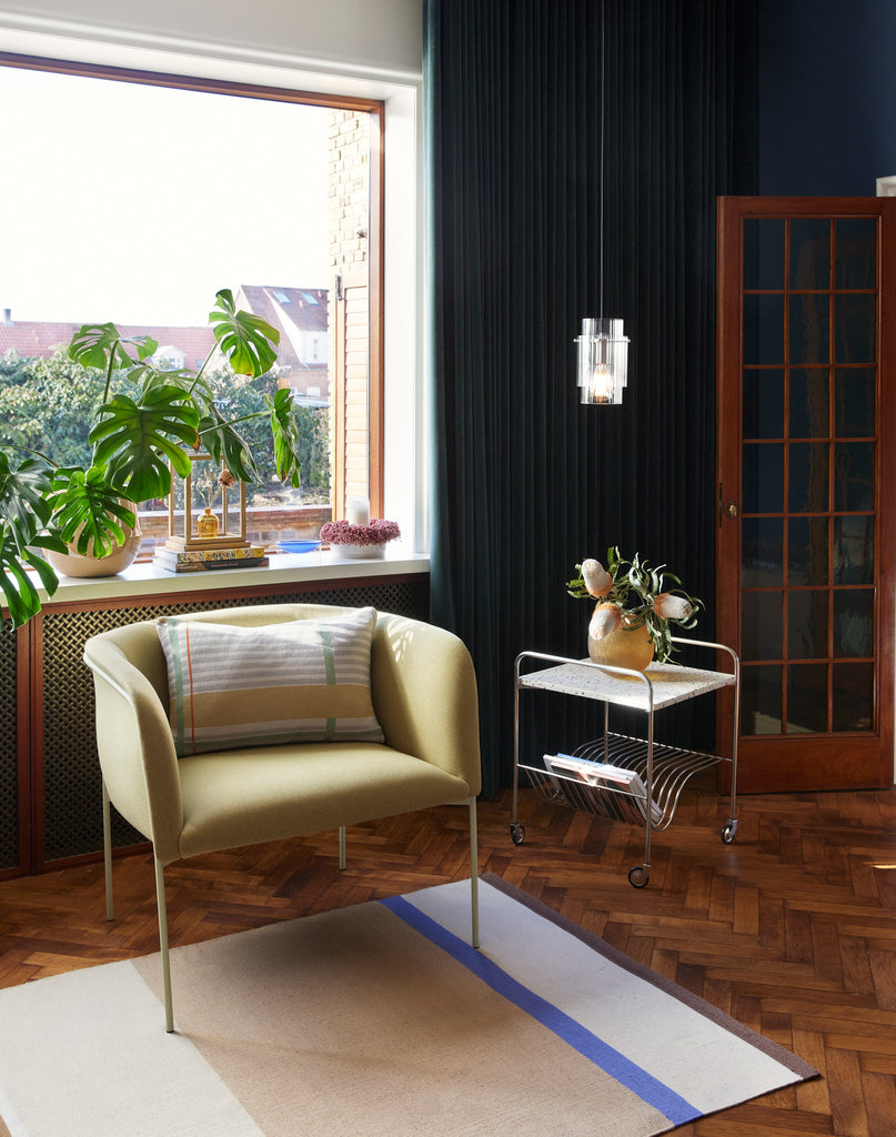 HUBSCH - Eyrie loungestoel/fauteuil - geel