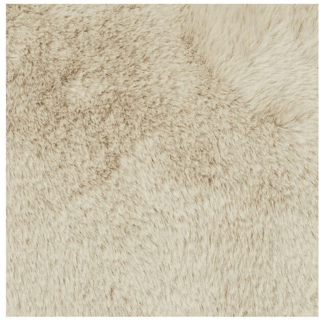 SKINNWILLE - Fluffy kussen BEIGE