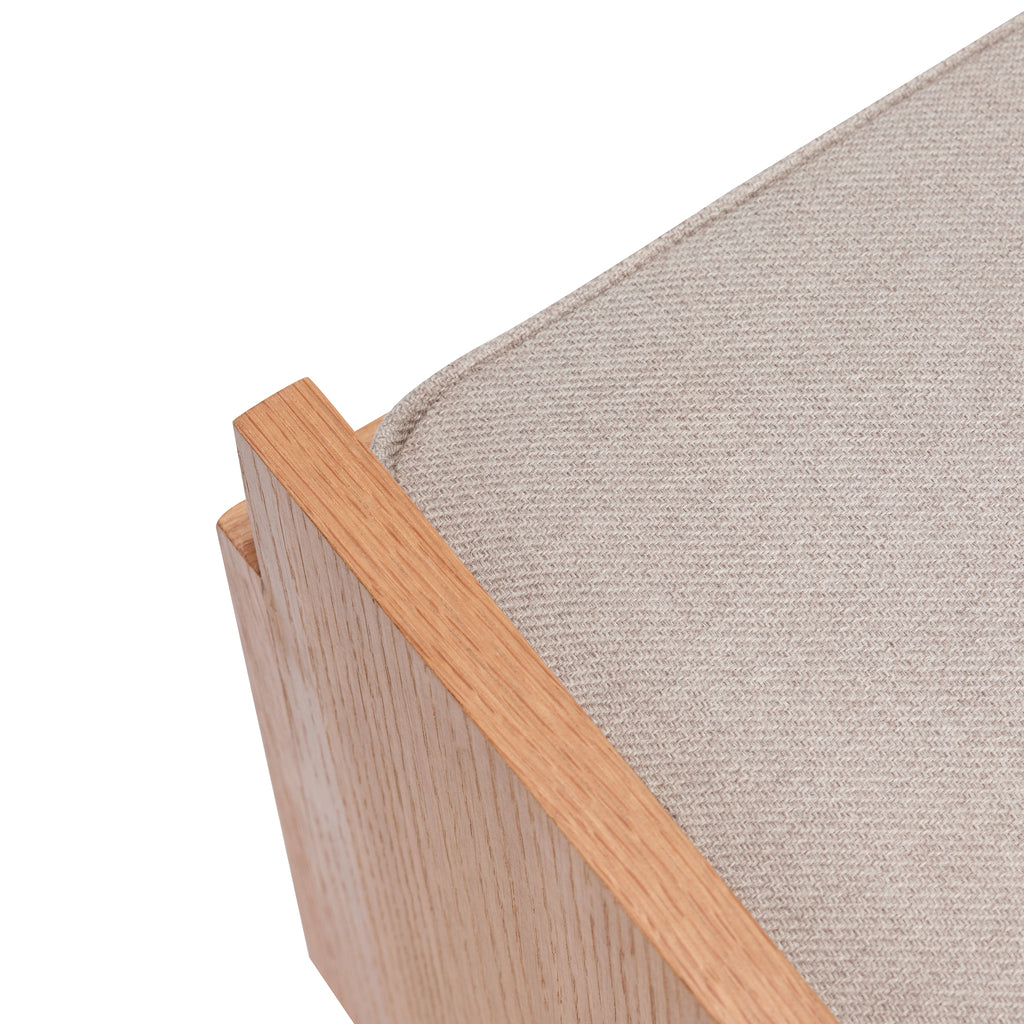 HUBSCH - Forma bank - zand/naturel
