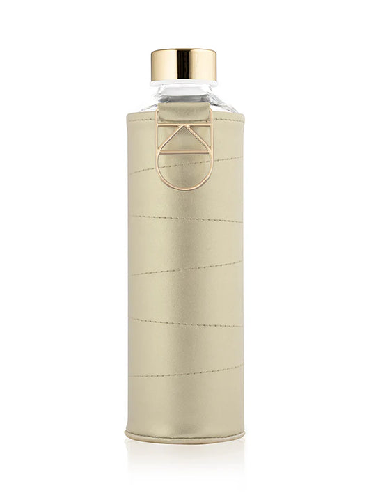 EQUA - Glazen waterfles - Gold (750ml)