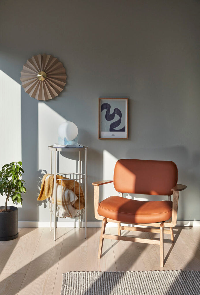 HUBSCH - Haze Lounge Chair -  Bruin/Naturel