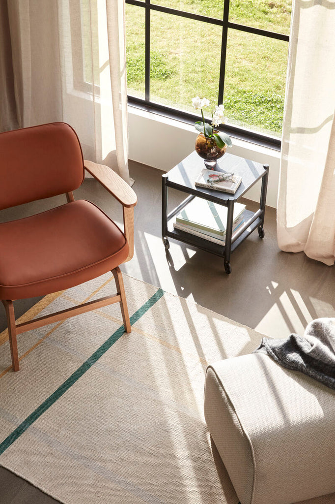 HUBSCH - Haze Lounge Chair -  Bruin/Naturel