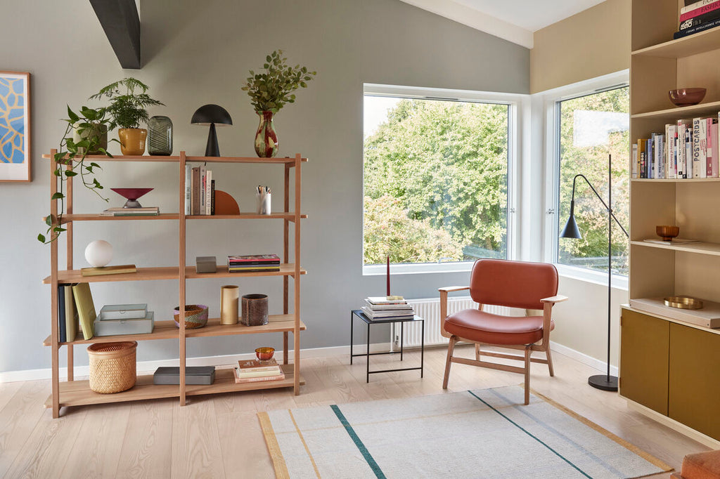 HUBSCH - Haze Lounge Chair -  Bruin/Naturel