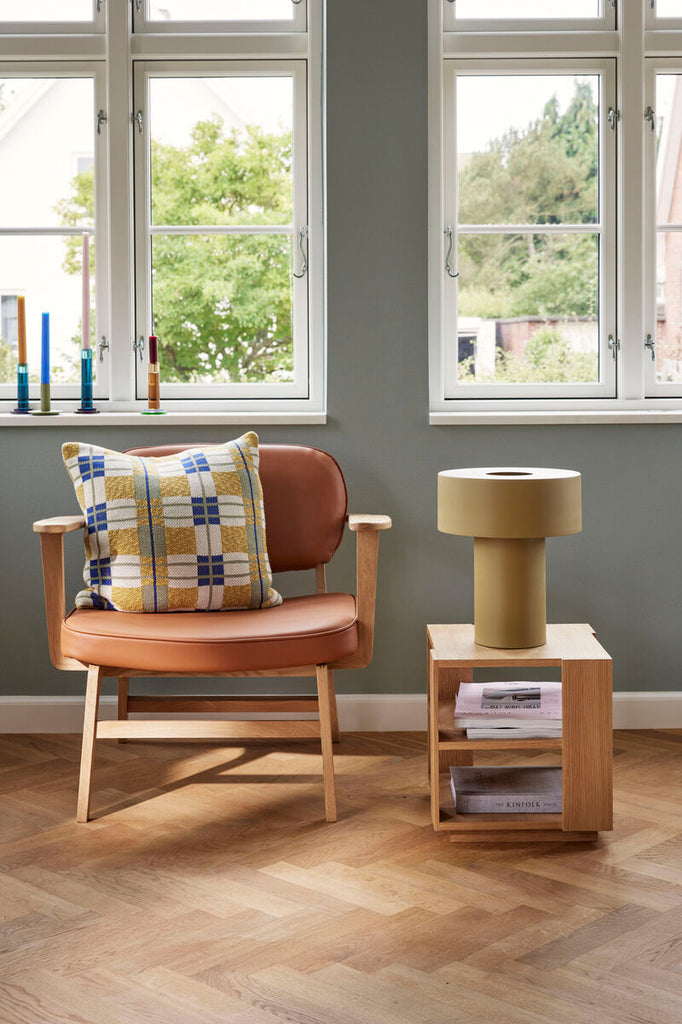 HUBSCH - Haze Lounge Chair -  Bruin/Naturel