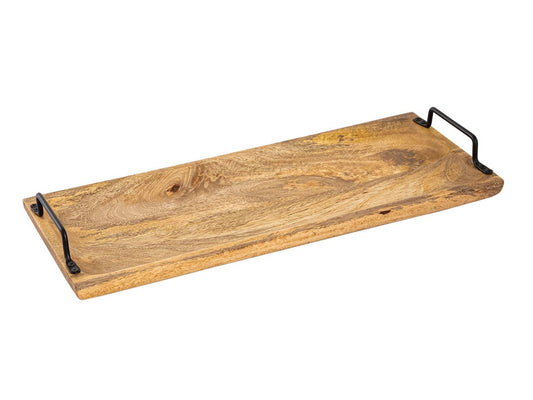 Holztablett Tablett Holz 50x20cm Serviertablett Serviertablett Deko Tablett from Mangoholz solid