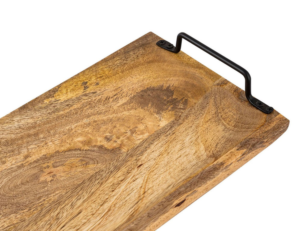 Holztablett Tablett Holz 50x20cm Serviertablett Serviertablett Deko Tablett from Mangoholz solid