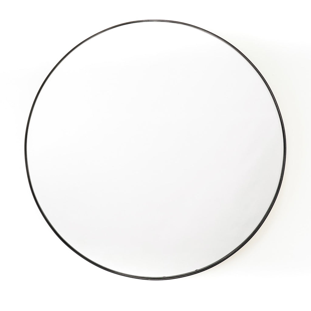 HOUSEVITAMIN - ronde spiegel zwart - Ø50cm