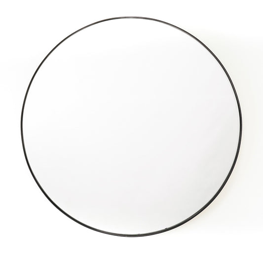 HOUSEVITAMIN - ronde spiegel zwart - Ø50cm