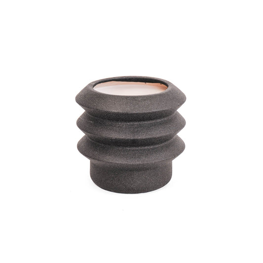 HOUSEVITAMIN - Organic Shape bloempot - zwart