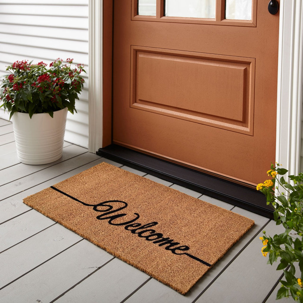 'Welcome' - kokosmat/deurmat