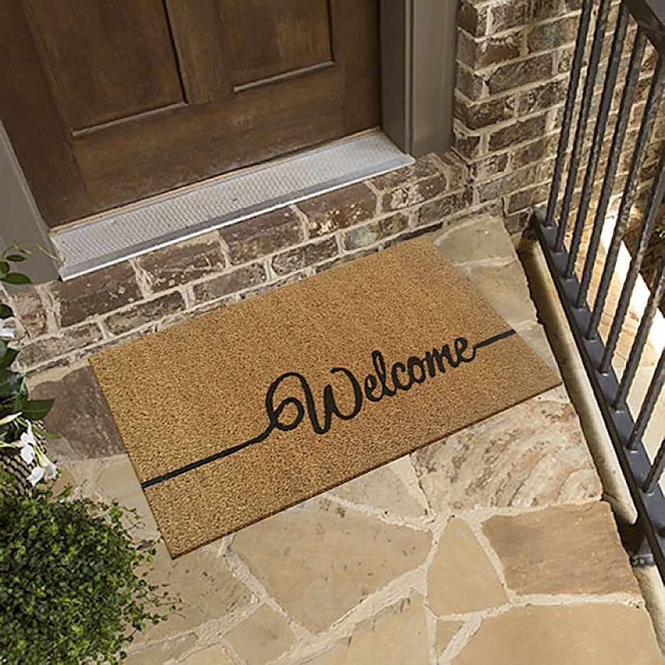 'Welcome' - kokosmat/deurmat