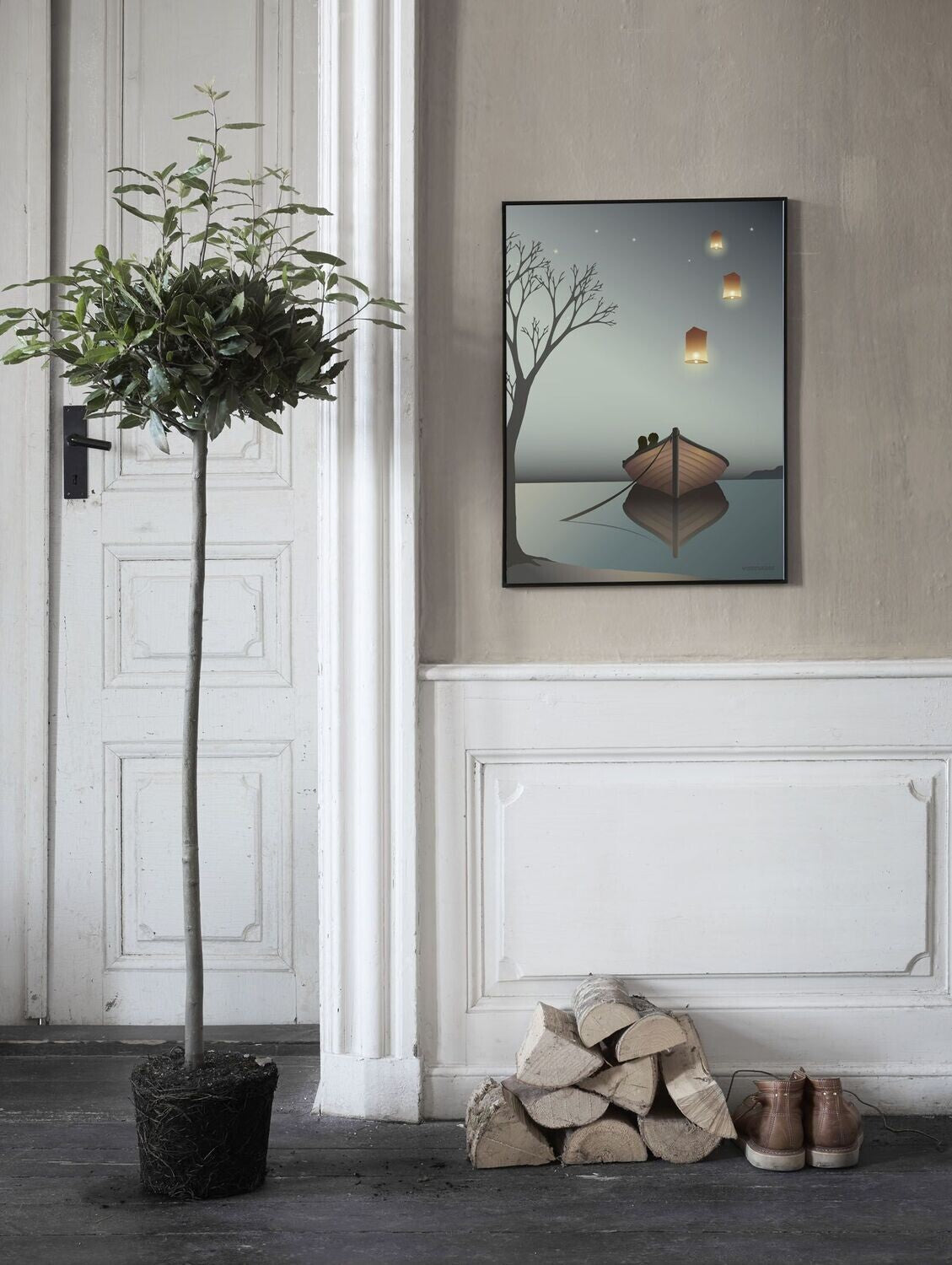 VISSEVASSE - poster THE LANTERNS 50 x 70