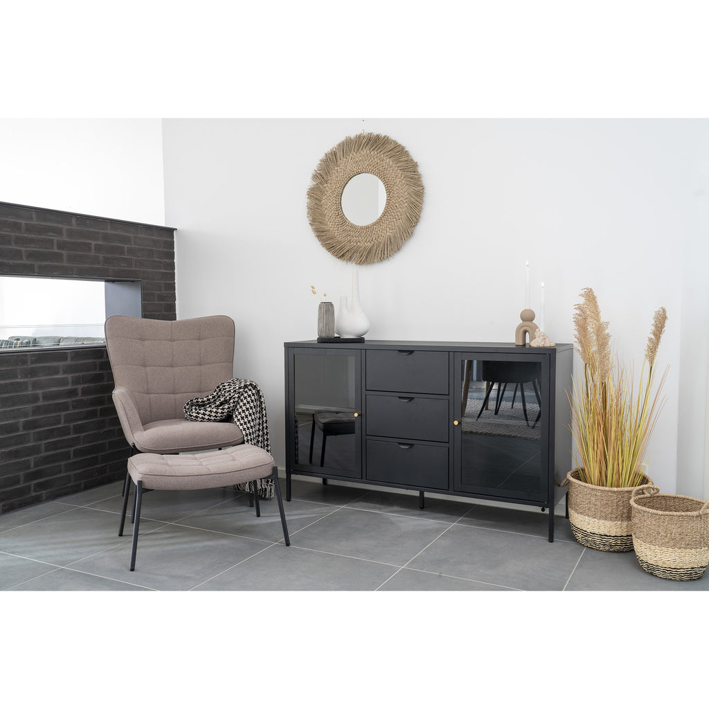 House Nordic -Lima zeegras mandenset - naturel/bruin/zwart