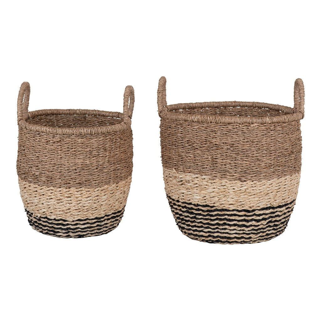 House Nordic -Lima zeegras mandenset - naturel/bruin/zwart