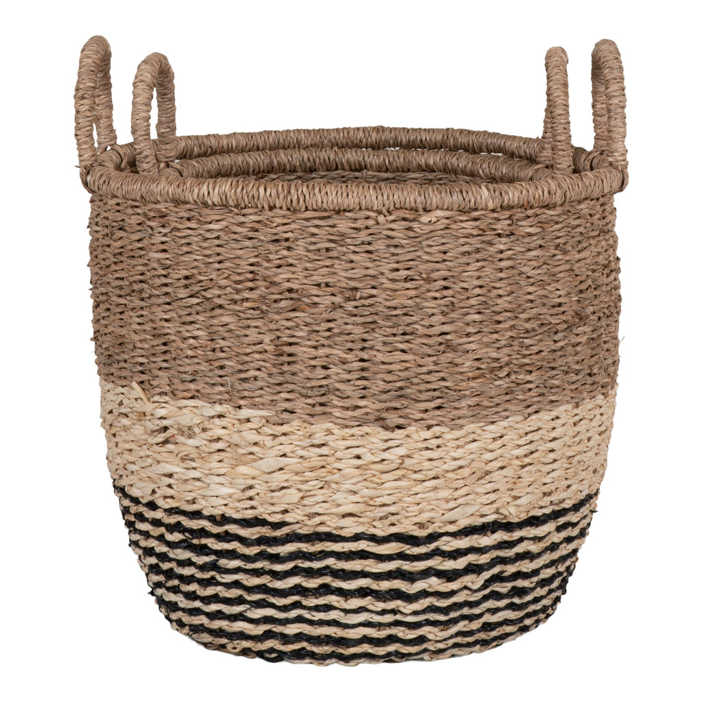 House Nordic -Lima zeegras mandenset - naturel/bruin/zwart