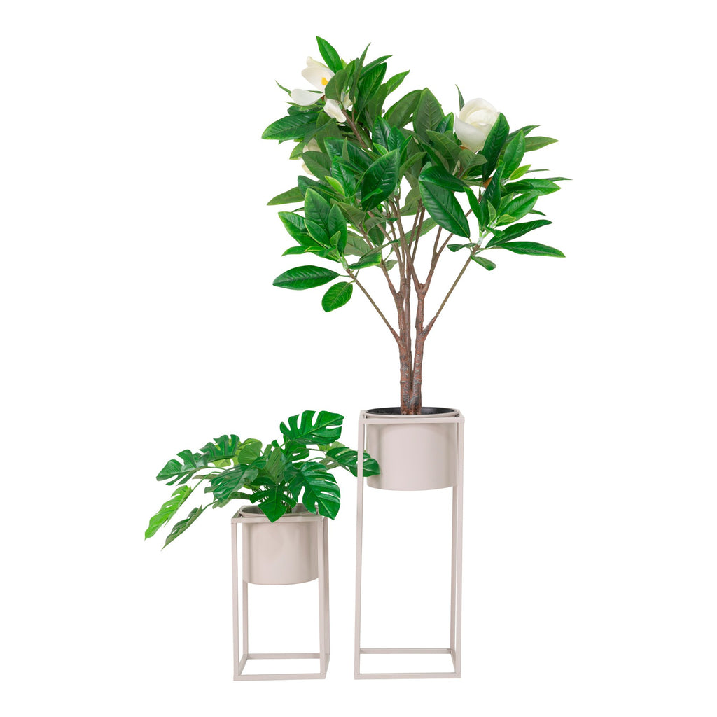 HOUSE NORDIC - Marla bloempotten set - beige/grijs