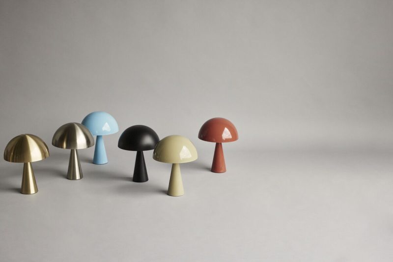 HUBSCH - Mush tafellamp Mini - Rood