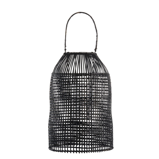 LENE BJERRE - Hazelaar lantaarn H45cm - zwart