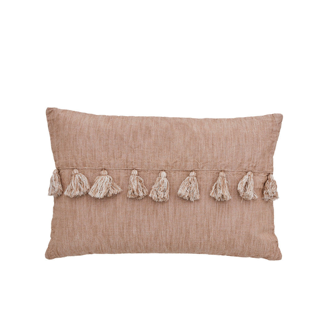 LENE BJERRE - Felinia kussen 60x40 cm - golden brown