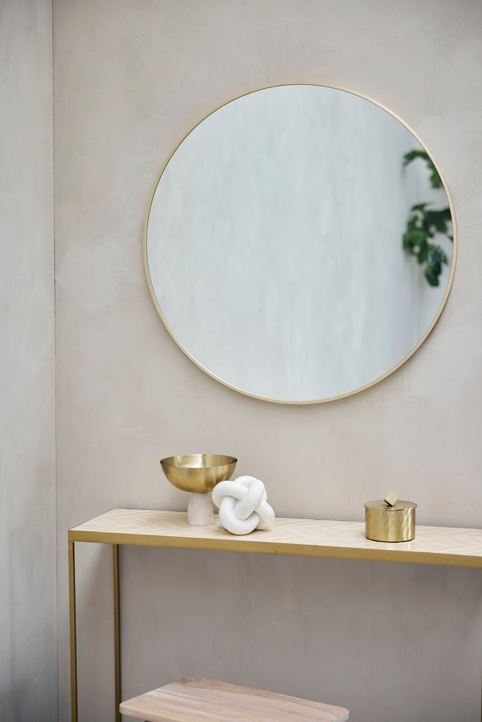 LENE BJERRE - Hallia spiegel 80 cm - light gold